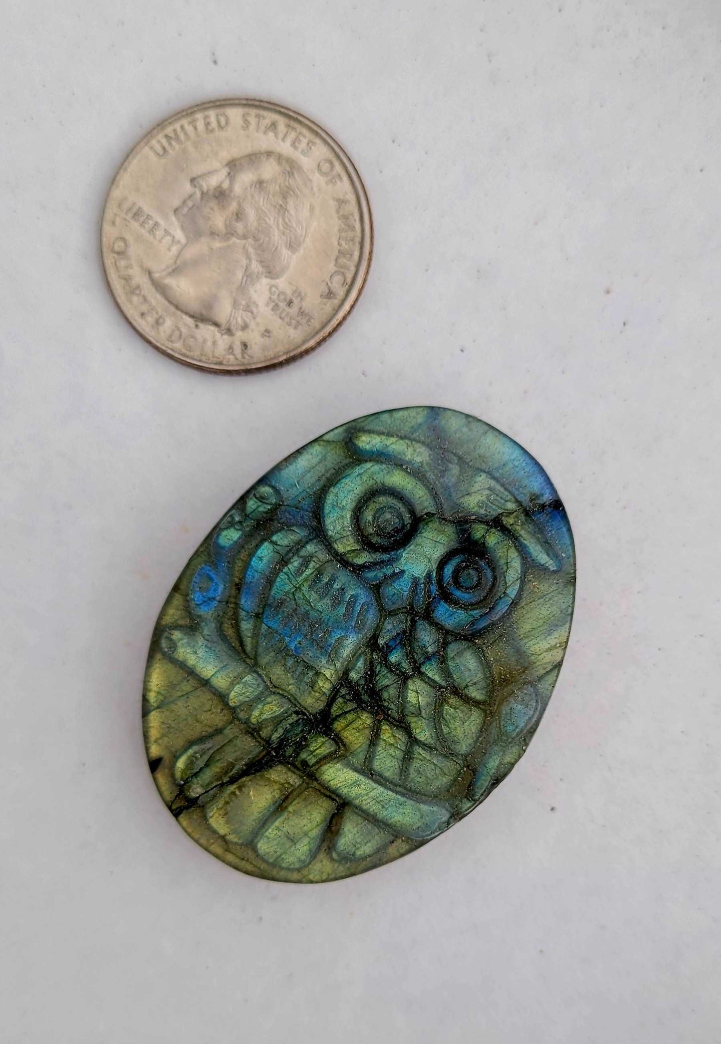 Labradorite Owl