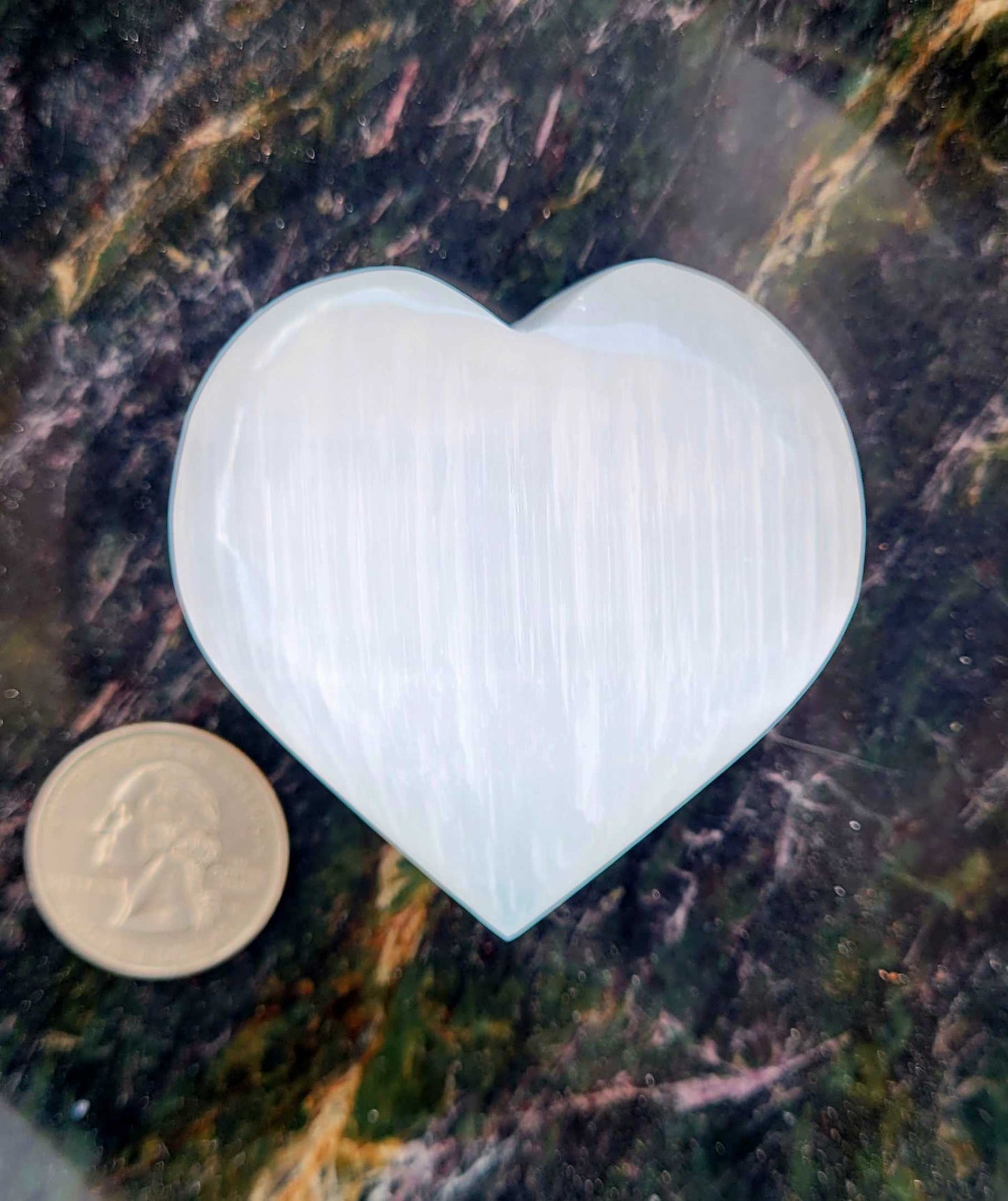 Selenite Heart