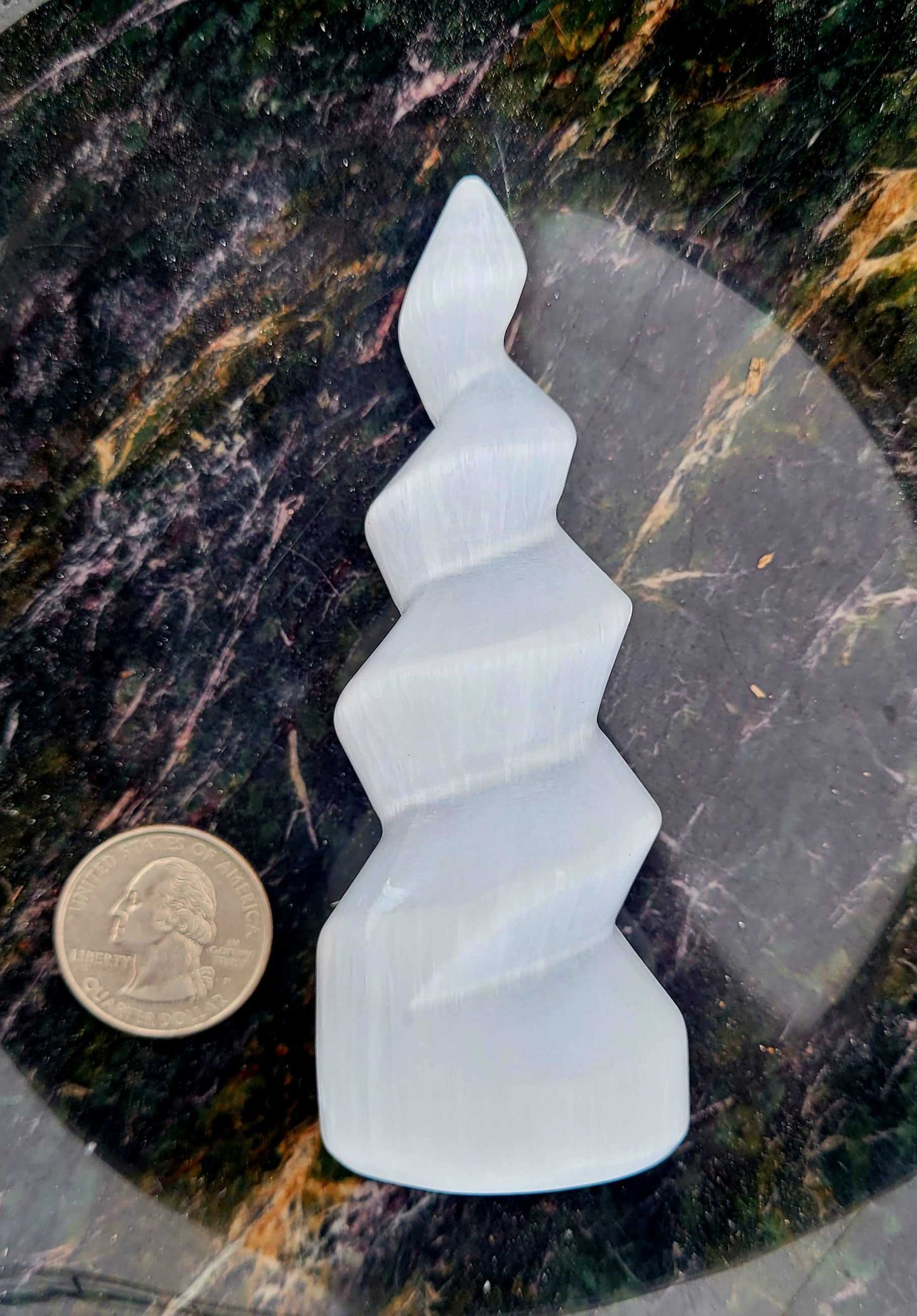 Selenite Spiral Tower